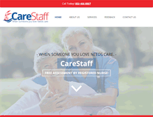 Tablet Screenshot of care-staff.com